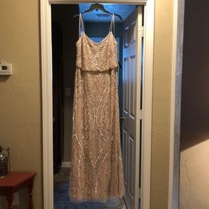 BNWT Adrianna Pappel Blush Pink Bridesmaid Dress.